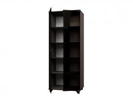 Дуб венге / Стекло затемненное