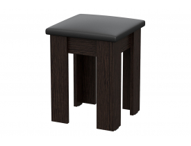 Дуб Венге / Экокожа Черный