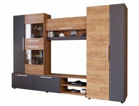 Дуб Крафт золотой / Графит Софт матовый